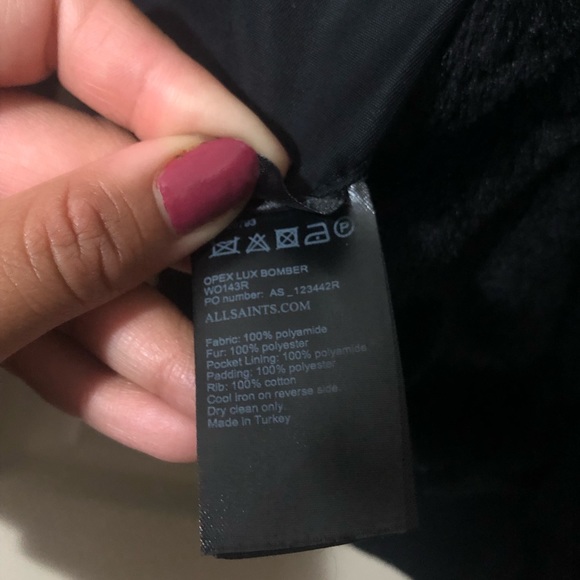 ALLSAINTS Opex Lux Reversible Bomber Jacket - Picture 7 of 8